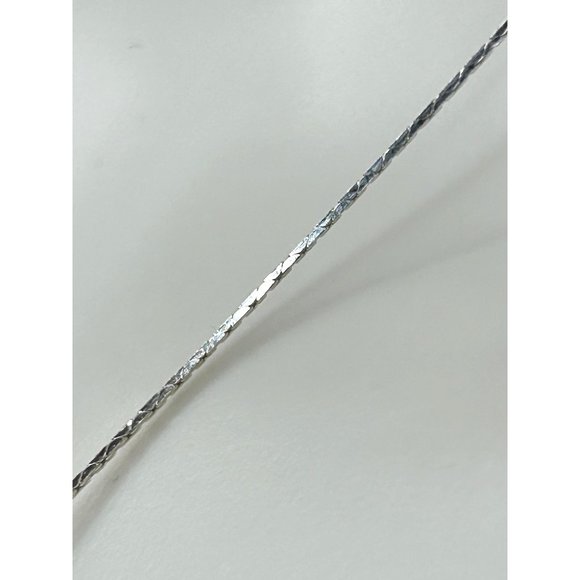 Women’s Pendant Necklace Italy Peridot Pearl S925 Sterling Silver 18” Vintage - Picture 15 of 17